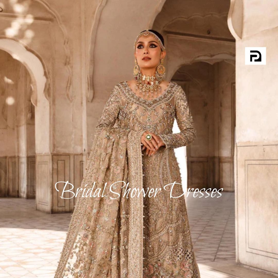 Pakistani bridal clearance shower dresses