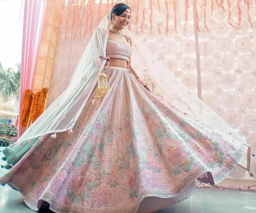 Pakistani Bridal Dress Color Combinations