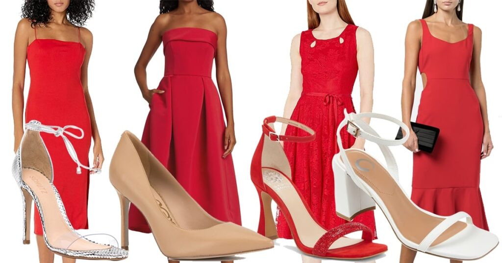 what to wear with red dress shoes