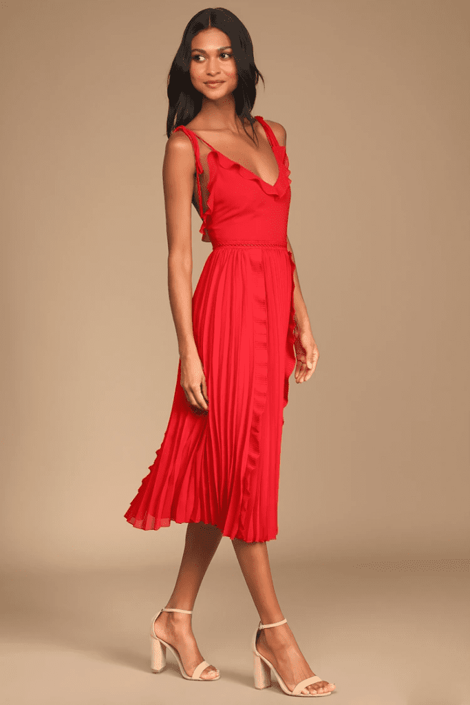 What Shoes to Wear with Red Dress 