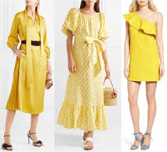 What Color Shoes with Yellow Dress