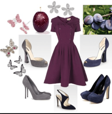 What Color Shoes to Wear with a Purple Dress