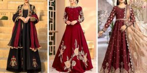Designer Pakistani Dress in Silk